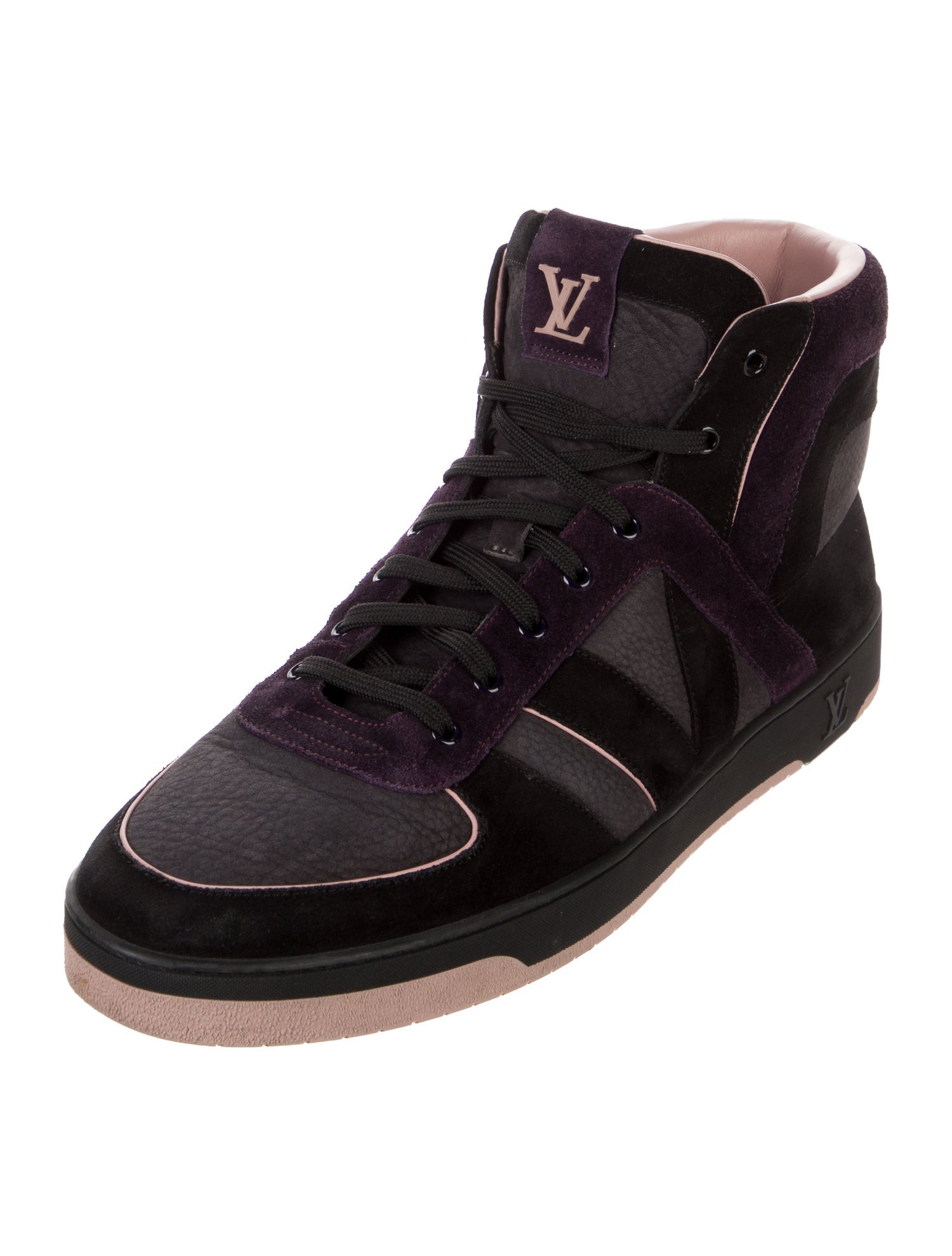 Louis Vuitton LV Monogram Suede Sneakers